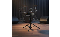 Round Drum Throne Stable Base Adjustable Drum Throne Foldable for Stage, Studio
