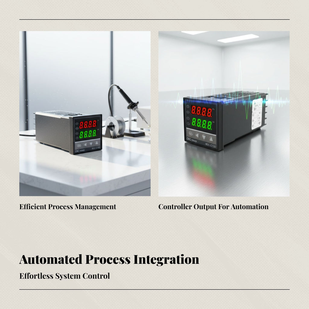 REX-C100 Digital Thermostat, Intelligent Temperature Controller, Commercial Embedded