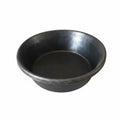 Rubber Pet Bowl Molded Black Pet Bowl Flared Rim Feeding Dish