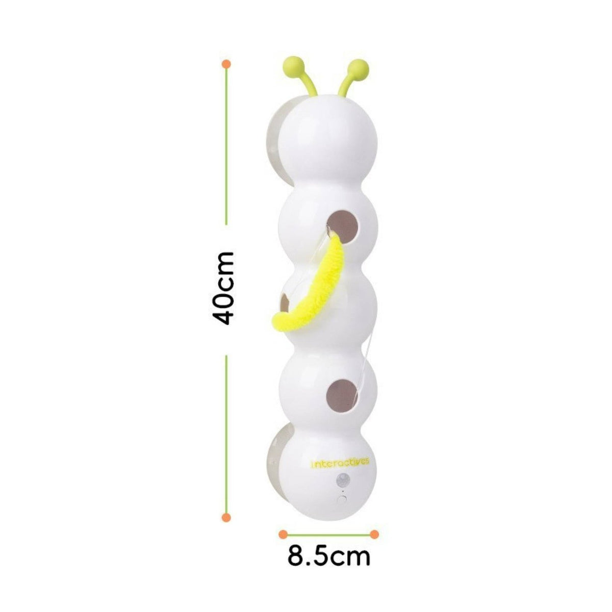 360 Rolling Soft Feather Tail Electric Feline Toy Long-Lasting