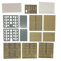 Model Building with Balconies Paintable Apartment Model Kit Detailed