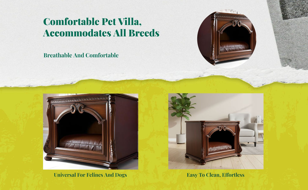 Sturdy wood indoor cat house