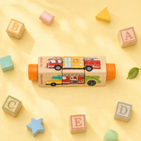 Rotating Picture Brainteaser Compact Rotating Block Brainteaser Early Learning