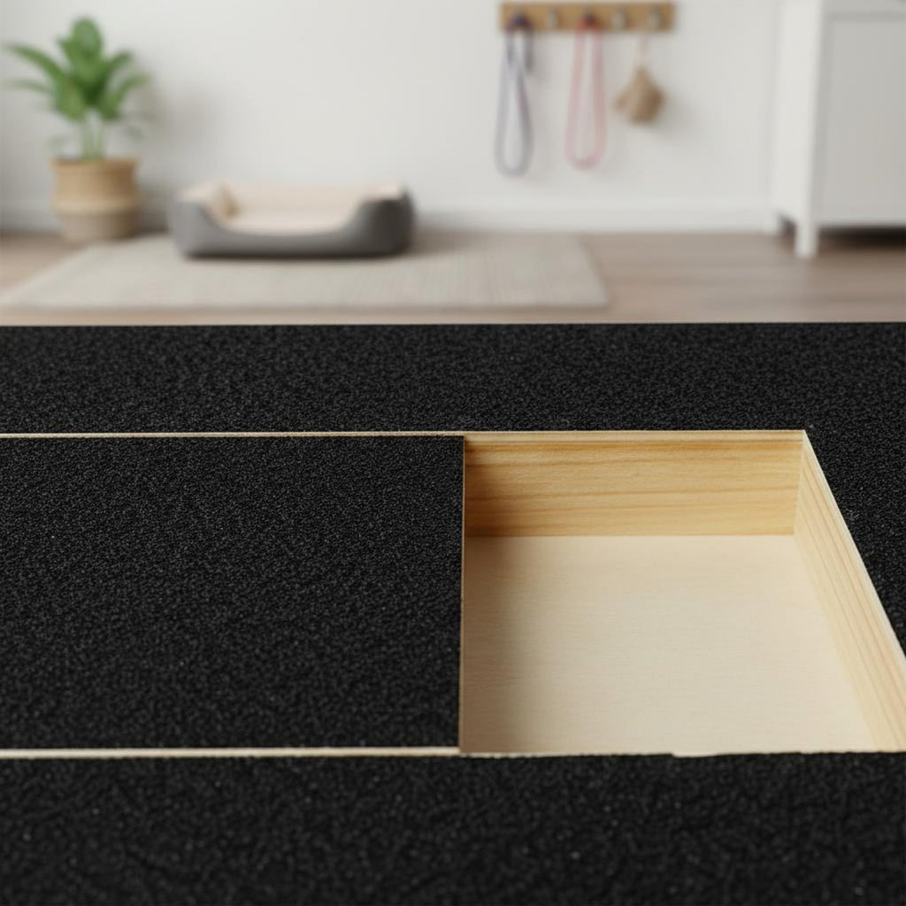 Wooden Dog Scratch Board Wear-Resistant Dog Scratch Board Polished Border