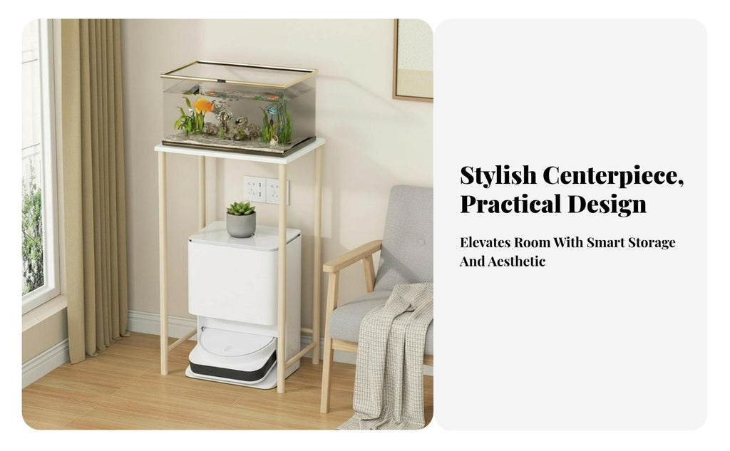 Multi-Tier aquatic aquarium Rack Floor-Standing Multi-Tier Metal Frame Shelf sturdyDuty