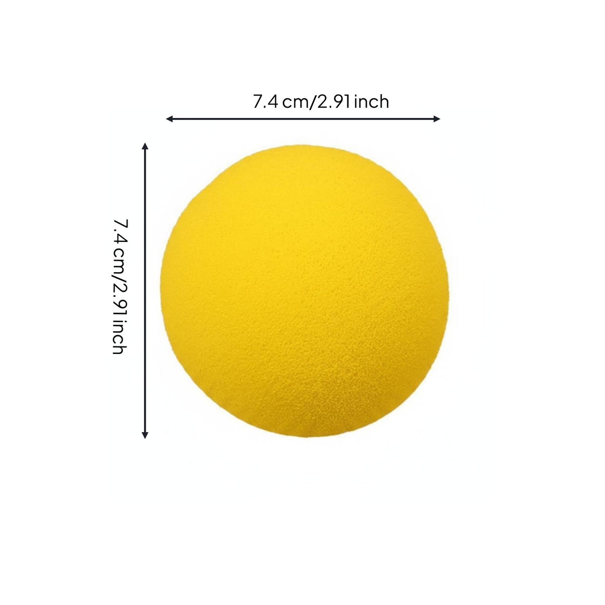Quiet Foam Pickleball Long-Lasting Indoor Pickleball Ball Practice Training