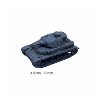 1:144 Tank Figurine Detailed Miniature Tank Gift Item Battlefield Toy for Collectors, Desk, Offices