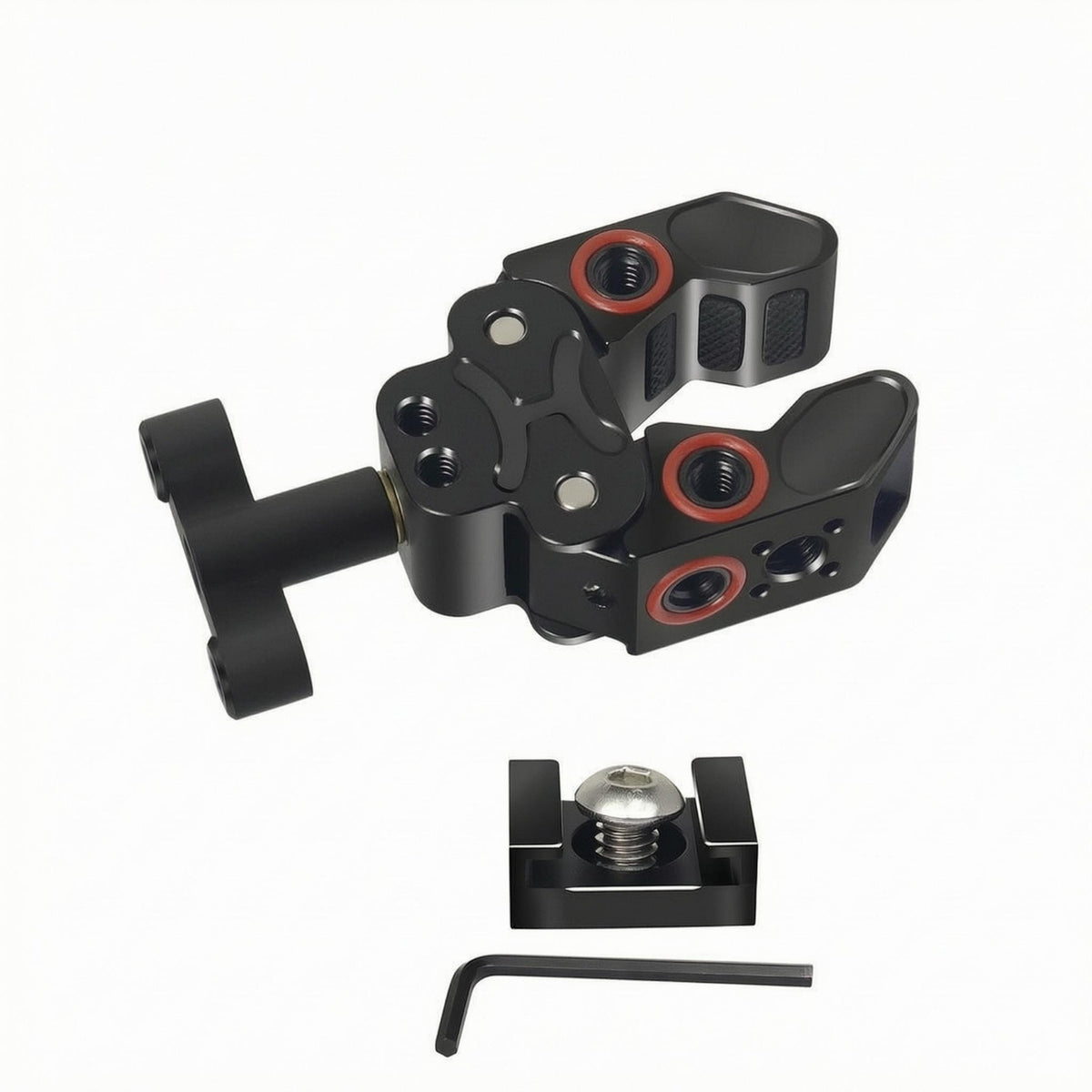 Crab-Style Clamp Mount Articulated Metal Clamp Mount Lightweight