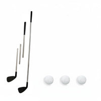 Portable Travel Golf Club Easy Assembly Collapsible Practice Putter for Backyard