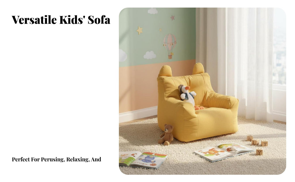 Toddler Beanbag Armchair Wear-Resistant children's Furniture for Girls, Toddlers
