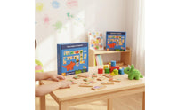 Dinosaur Tile Game off-Screen Activity Play Dinosaur Matching Toy Concentration Skills Wooden Tile Game for Little Ones, Preschool