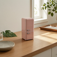 Dollhouse Refrigerator Freestanding Miniature Refrigerator Realistic