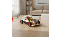 RC Steering Vehicle Kit Hands-on Learning DIY Racing Vehicle Kit Rear-Wheel