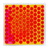6 Pieces Liquid Sensory Mat Long-Lasting Textured Tile Colorful for Toddlers