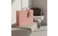 Mahjong Box Sturdy Construction Mahjong Tile Storage Case Spacious Interior PU Leather Game Box for Travel