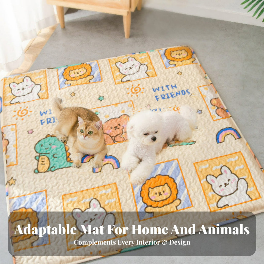 Cooling Pet Mat throughout the year Use pet Bedding Easy to Clean for Kennels, enclosures