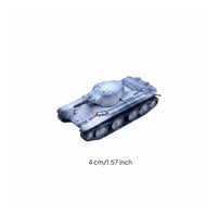 1/144 Soviet BT-7 Miniature Tank Display Piece Collectible for Collectors
