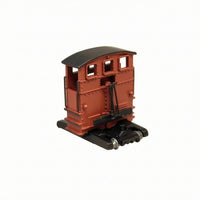 Static Shunting Locomotive Model Black Roof HO Scale Model Railroad Locomotive