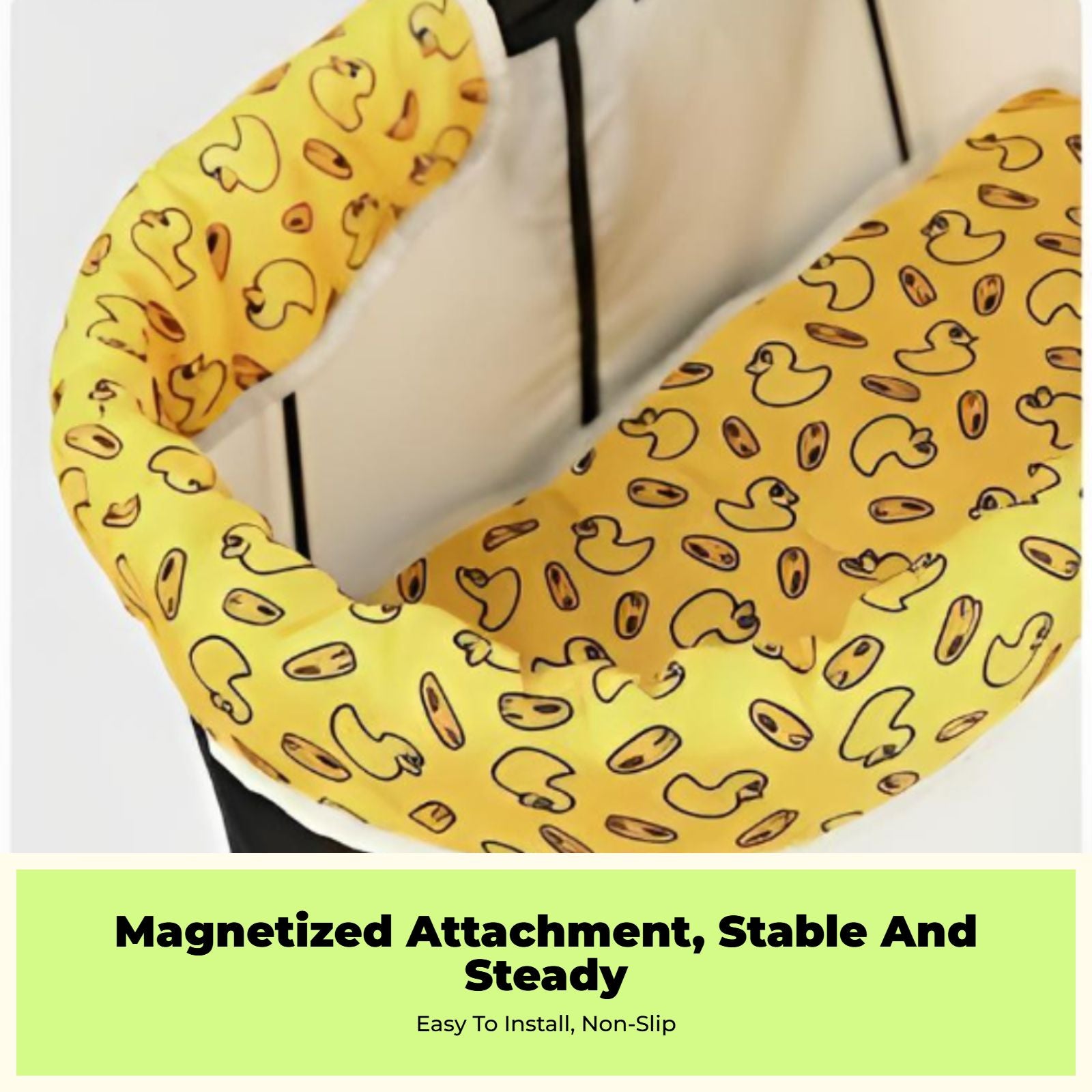 Non-slip pet stroller pad