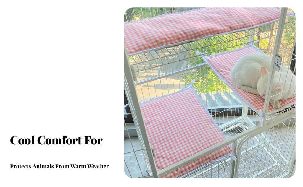 automaticallyCooling Pet Mat throughout the year Use Woven Cooling Lounger Breathable for Indoors