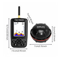 Wireless Underwater Scanner Digital Display Screen Outdoor Gear No Drilling