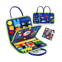 Three-Page Learning Bag Fine Motor Skills Felt Activity Bag Quiet