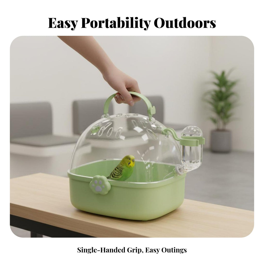 Transparent Parrot Transport carrier Portable Transparent avian Transporter