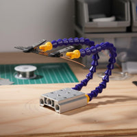 Third Hand Soldering Stand Insulated Sleeves Helping Hands Sturdy for Hobbyists