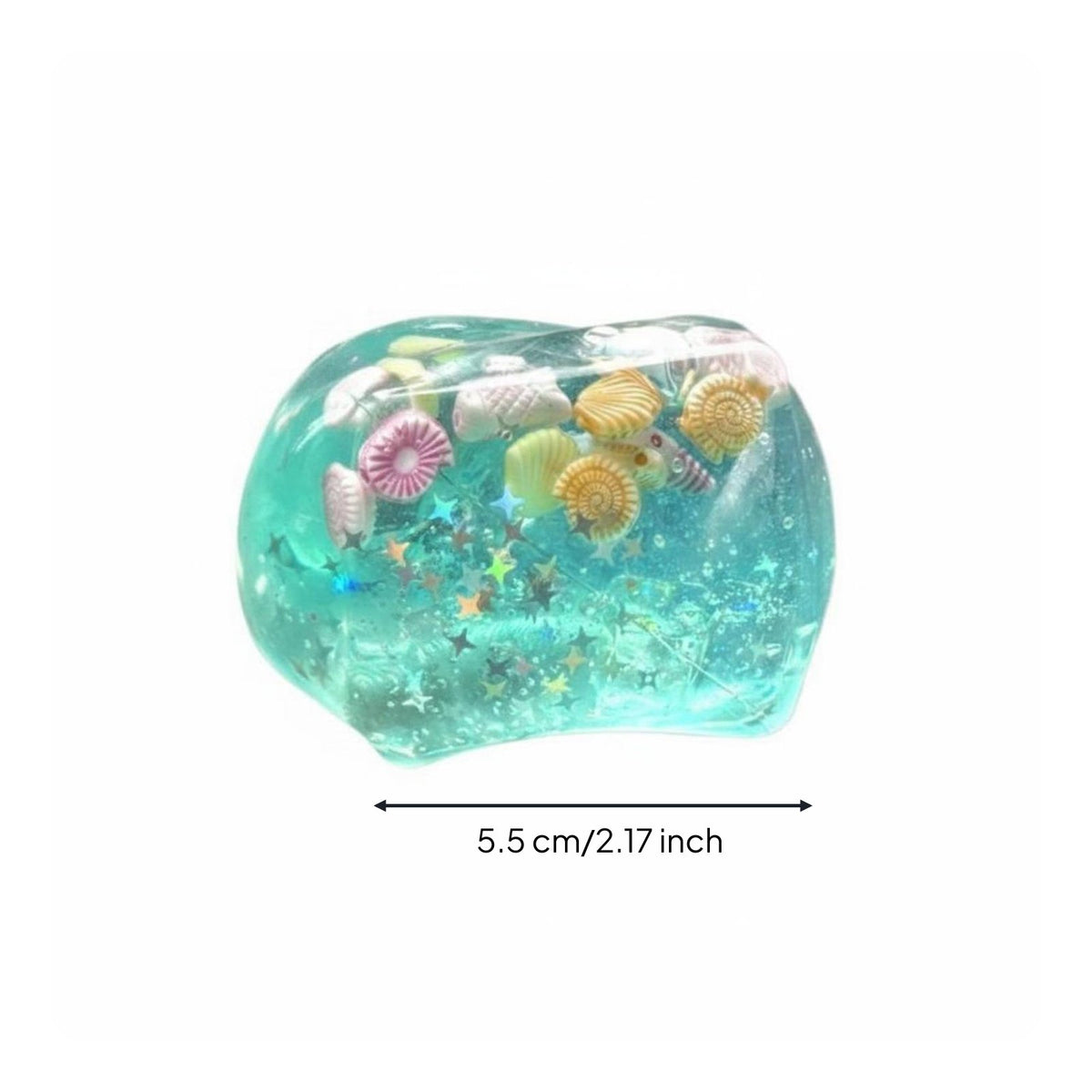 Squishy Stress Cube Calming Gel Hand Fidget Soft TPR Material for Desk, Office