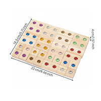 Wooden Crystal Blocks Natural Wood Acrylic Crystal Blocks Polished Edges
