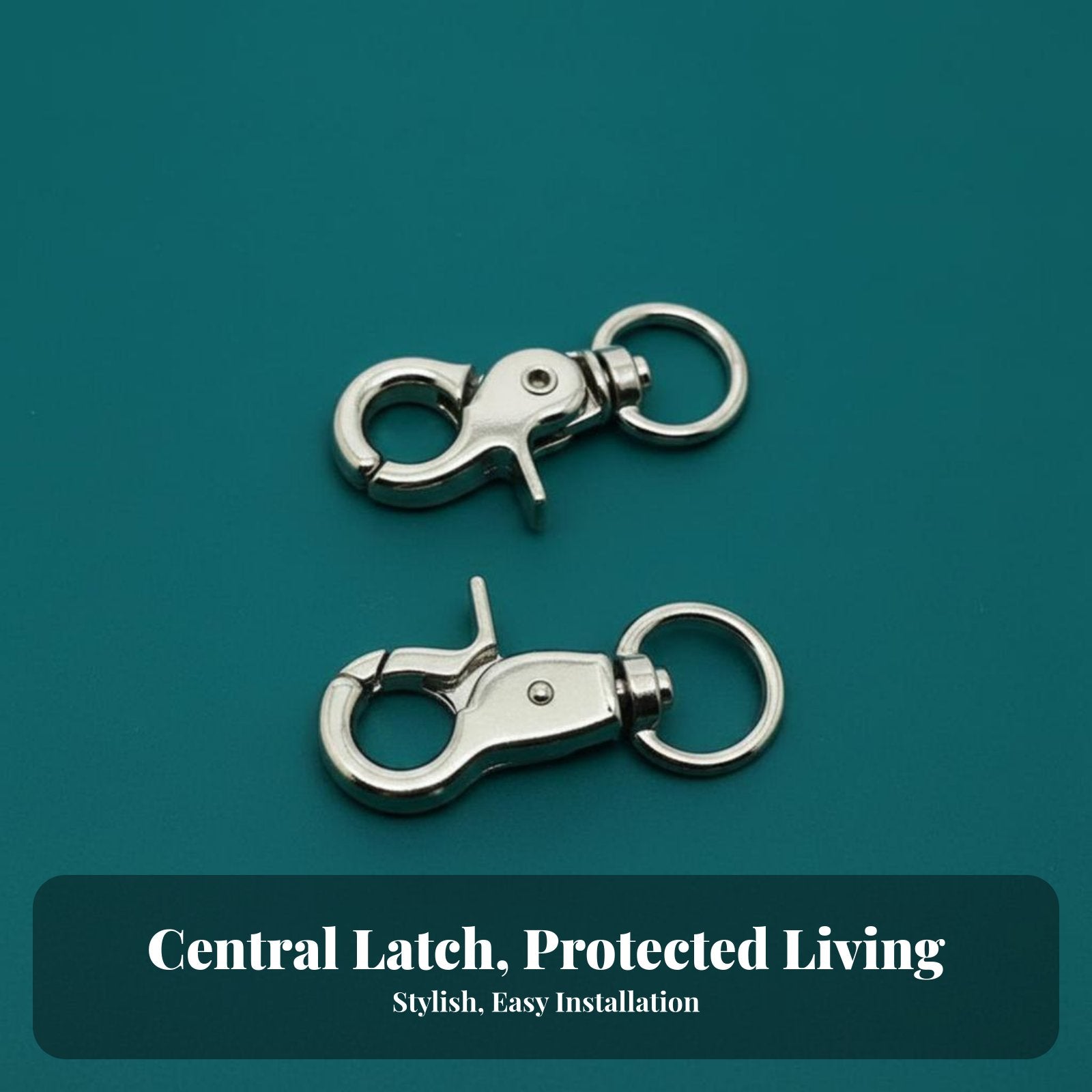 Antireleffortless latch strong rotating metal Clasp Sturdy for Aviaries, Kennel