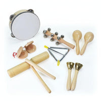 14 Pieces Hand Percussion Assortment Variety Pack Toddler Percussion Playset