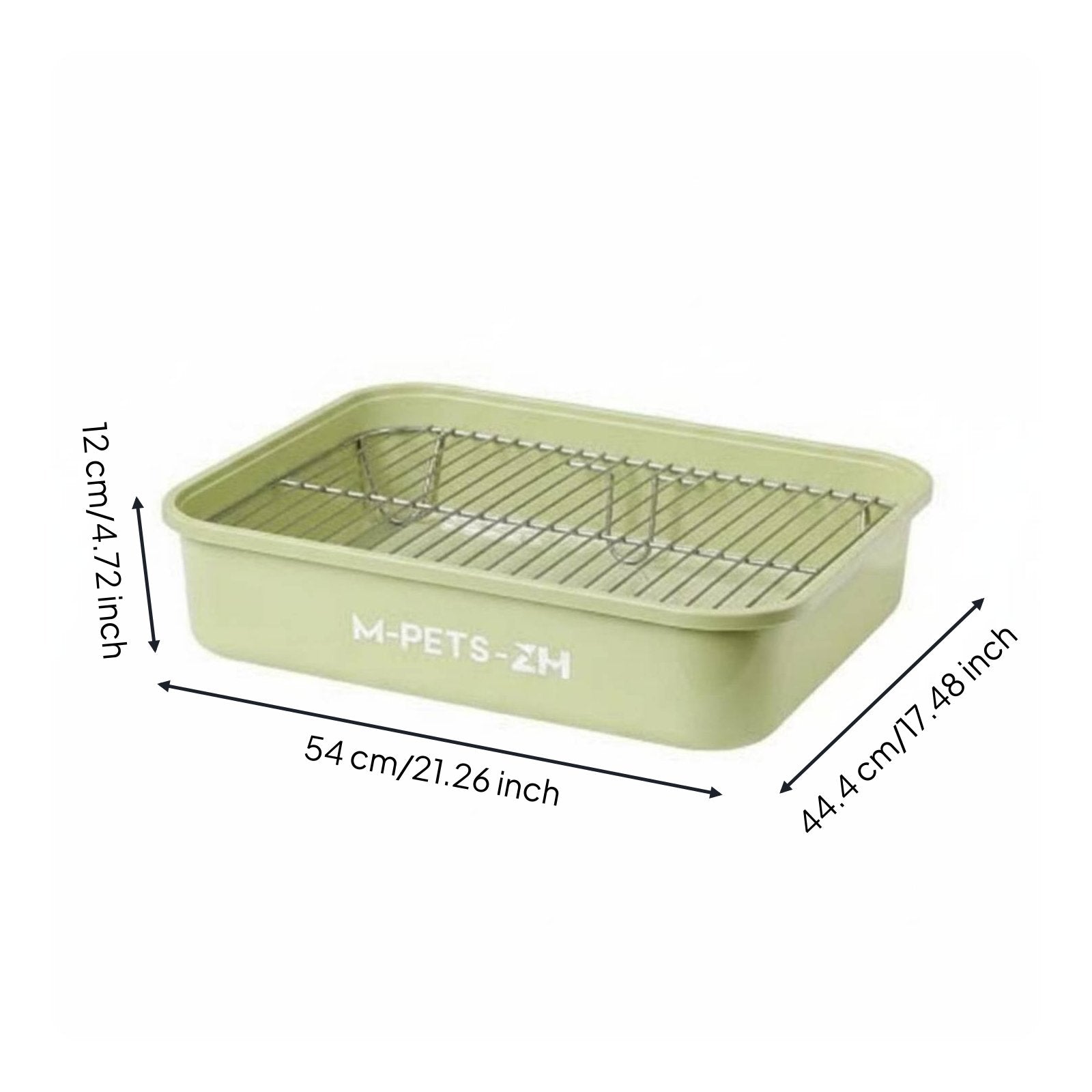 Dog Toilet with Grate Easy to Hygienic Pet Accessory Long-Lasting for Small Dogs