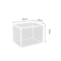 Figure Display Box Extra Large Acrylic Display Box Transparent for Shelf, Desk