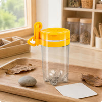 Observation Box Transparent Clear Container Hinged Lid Design Nature Study Container for Preschoolers, Outdoor Exploration