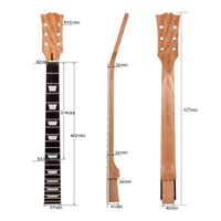 LP Guitar Neck Rolled Edges LP Style Neck Precision Fretwork Music Instrument Part for Luthiers