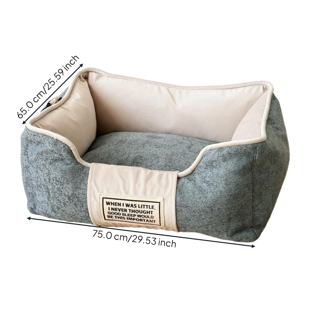 Orthopedic Dog Bed Canvas Pet Sofa Comfortable Support Couch