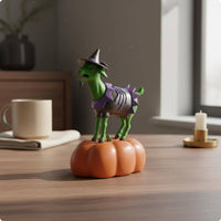 Screaming Goat Figure Desk Decor Expressive Caprine Book Desktop Decoration Novelty Gift Set for Bookshelf