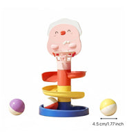 Ball Ramp Structure Educational Stacking Ball Ramp Early Learning for Home