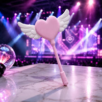 Heart Scepter 3D Printed Winged Heart Scepter Customized Services for Girls