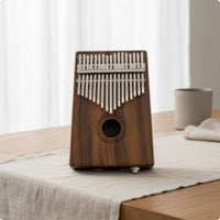 Acacia Wood Kalimba Easy to Learn 17-Key Kalimba Gift Set for Travel, Beginners