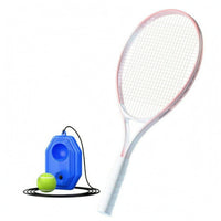 Solo Tennis Practice Device Aluminum Alloy Rebound Tennis Practice Device White