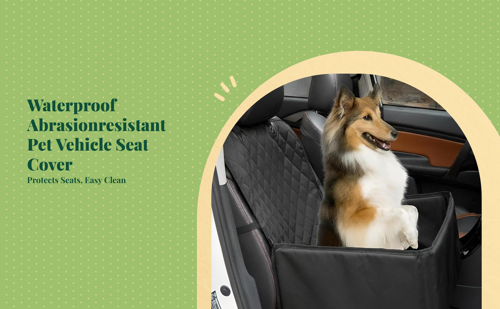 Waterproof dog car seat cover fits most