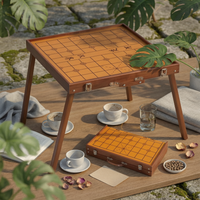 Chinese Chess Table Carrying Handle Xiangiqi Set Metal Latch