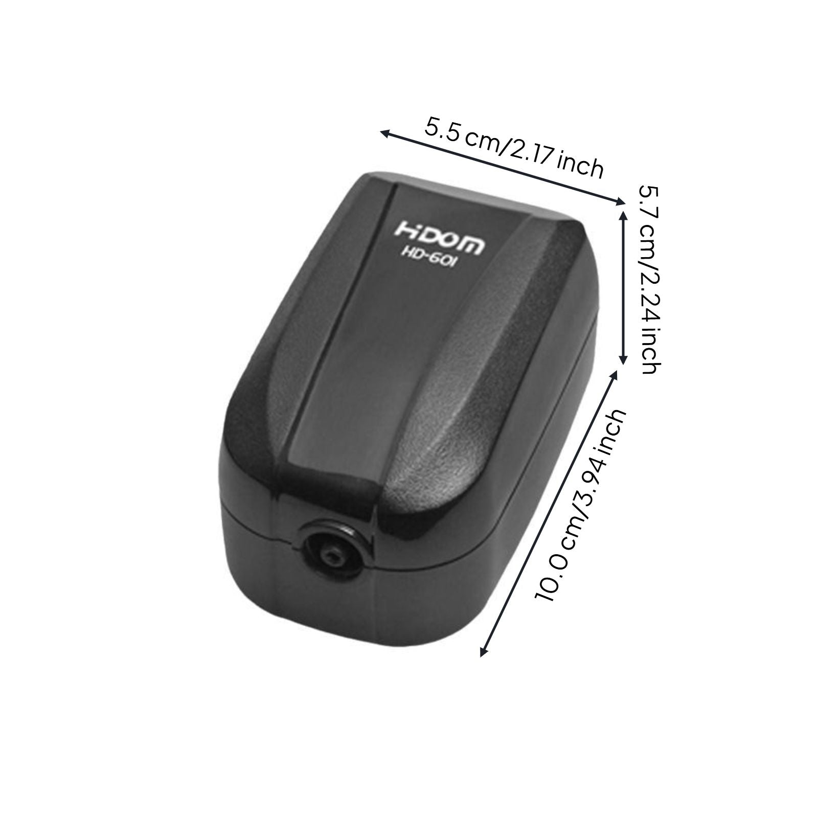 Aquatic habitat aerator, extremely quiet double outlet, adjustable air supply pump for fish habitat, portable aerator for aquatic environments, suitable for emergency use.