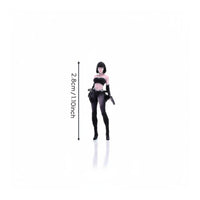 Painted Woman Agent Model Resin Material Display Accessory for Micro Photography