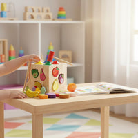 Four-in-Single Toy Set Fine Movement Skills Shape Sorting Toy Educational