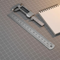 Piano Key Leveling Ruler Sturdy Metal Build Key Level Stick Wear-Resistant