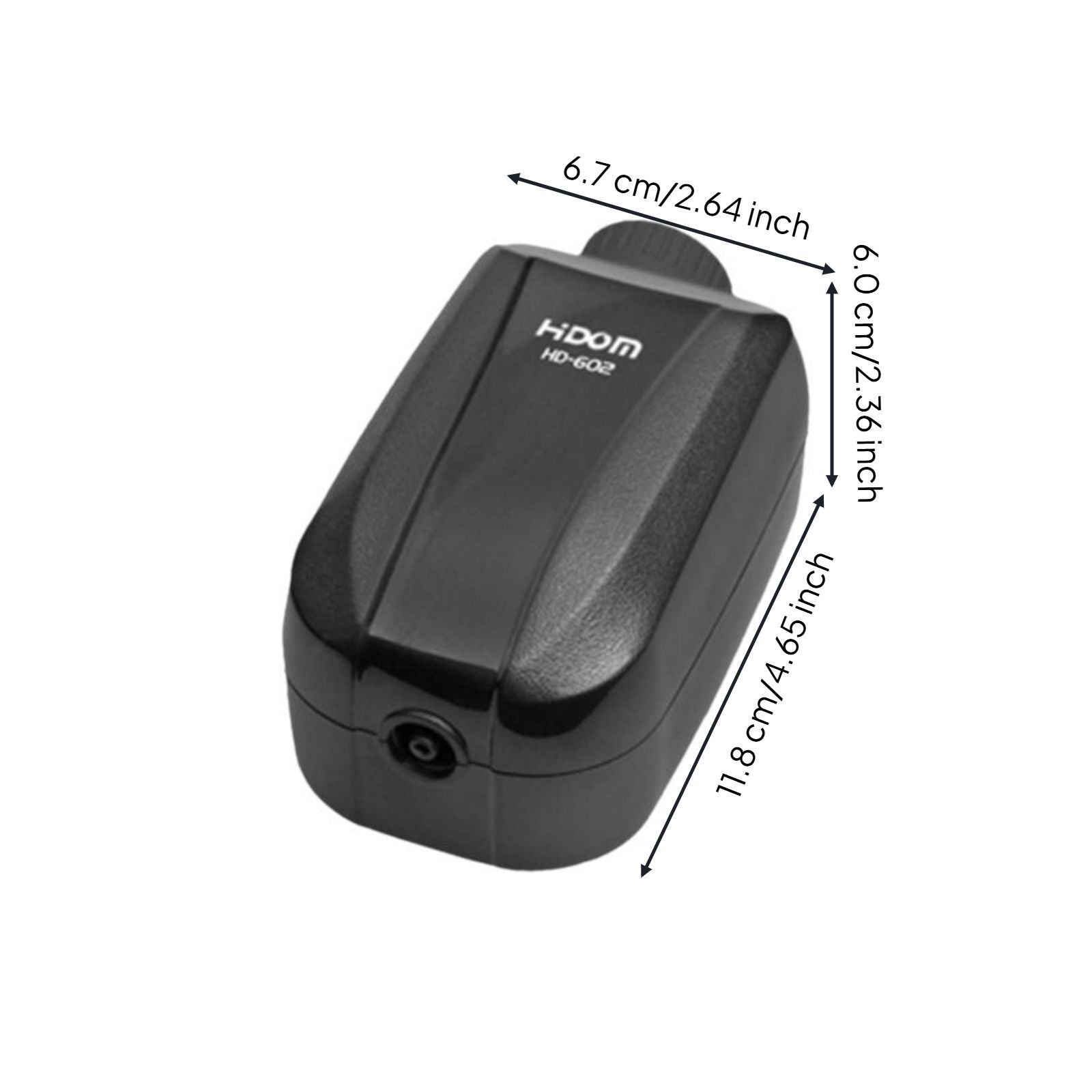 Aquatic habitat aerator, extremely quiet double outlet, adjustable air supply pump for fish habitat, portable aerator for aquatic environments, suitable for emergency use.