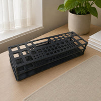 Hobby Tool Rack Matte Black Slanted Tool Stand uncoveredFrame for Model Makers